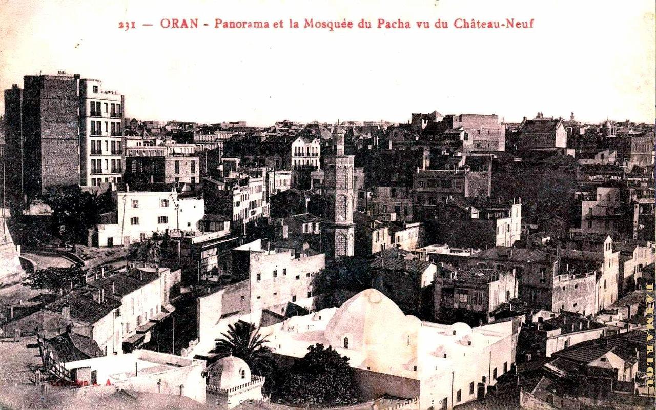 Oran - Panorama - Mosquee vue du Chateau-Neuf.jpg